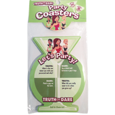 Ball & Chain Truth or Dare Bachelorette Party Coaster Party Gifts and Novelties