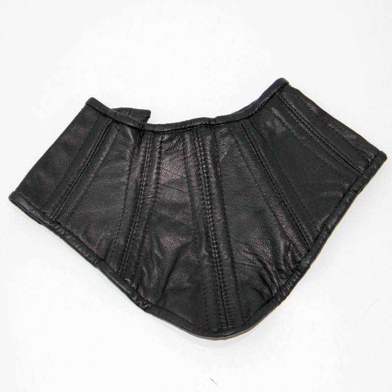 Ladies BDSM Neck Corset Faux Leather Collars and Leads