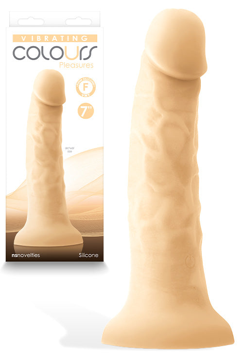 NS Novelties Colours Pleasures Realistic Silicone Dildo Flesh 17.8cm Realistic Dildos