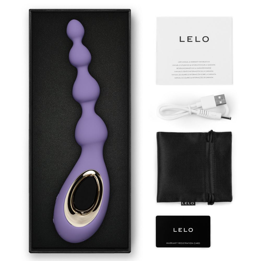Lelo Soraya Vibrating Anal Beads Massager Clit Ticklers and Pulsators