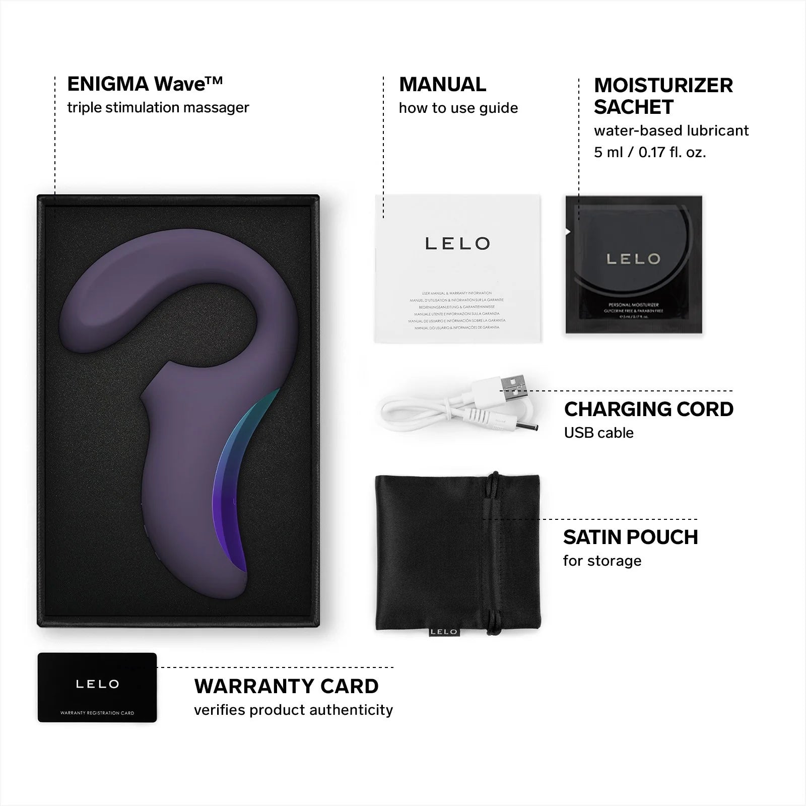 Luxury Bundle B | LELO Enigma Wave, Magic Wand & More | - Unclassified