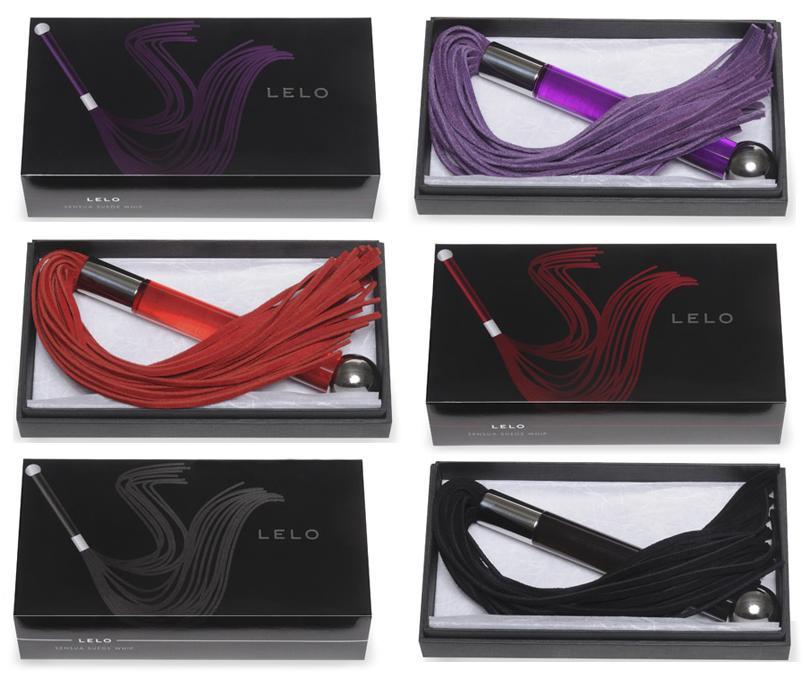 Lelo Sensua Suede Bondage Play Whip Whips And Crops