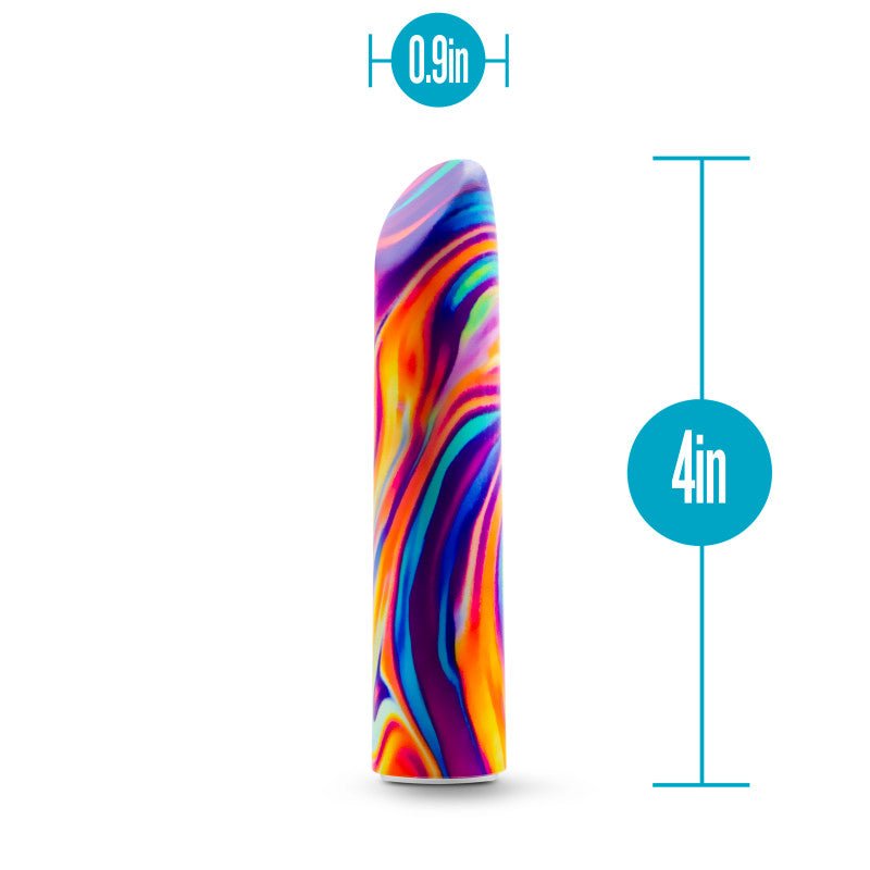 Blush Novelties Limited Addiction Psyche Power Vibe USB Rechargeable Bullet Rainbow Bullet Vibrators
