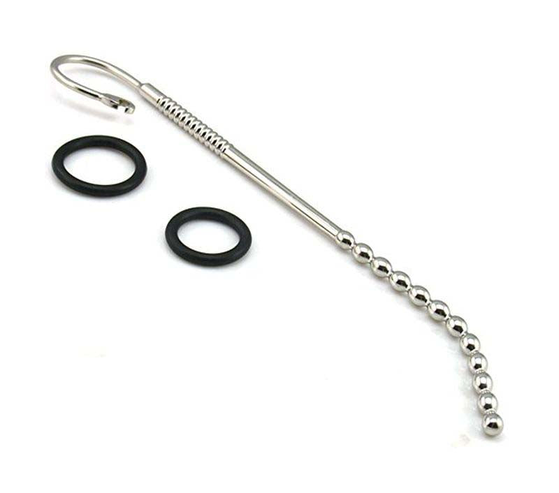 BDStyle Long Penis Plug with Glans Ring Penis Plugs