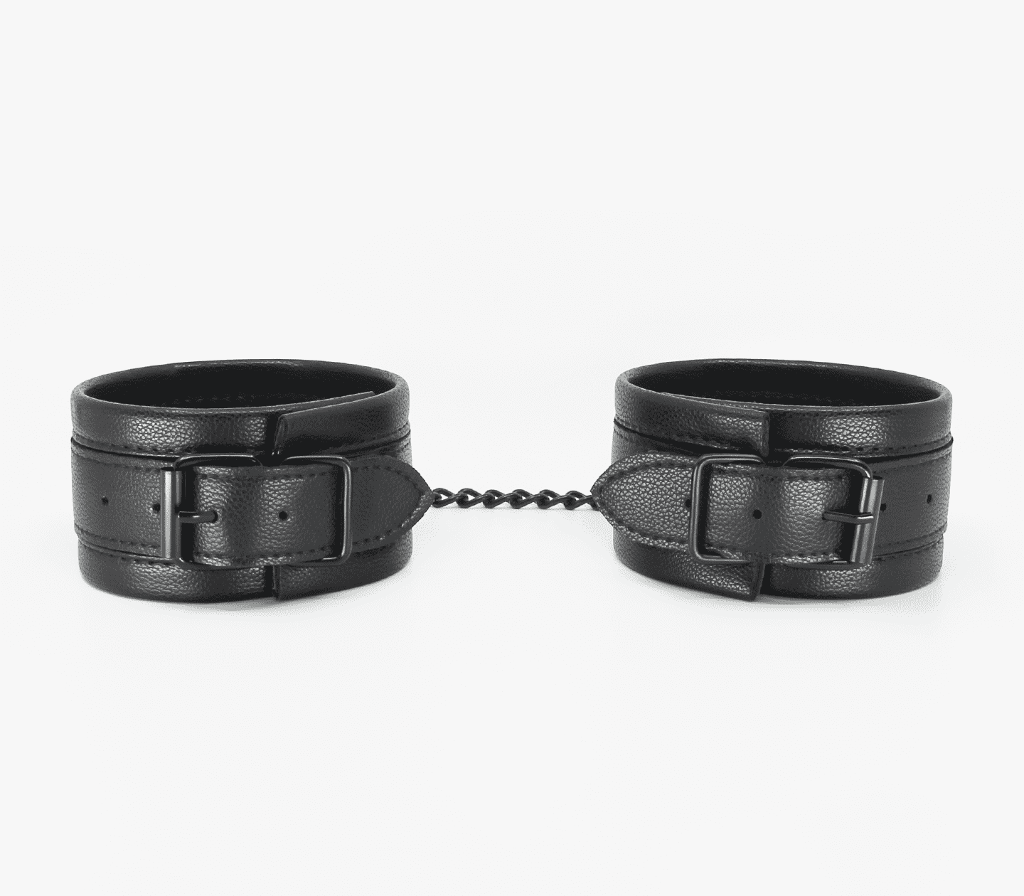 Love In Leather Padded Faux Leather Ankle Restraints Cuffs And Restraints