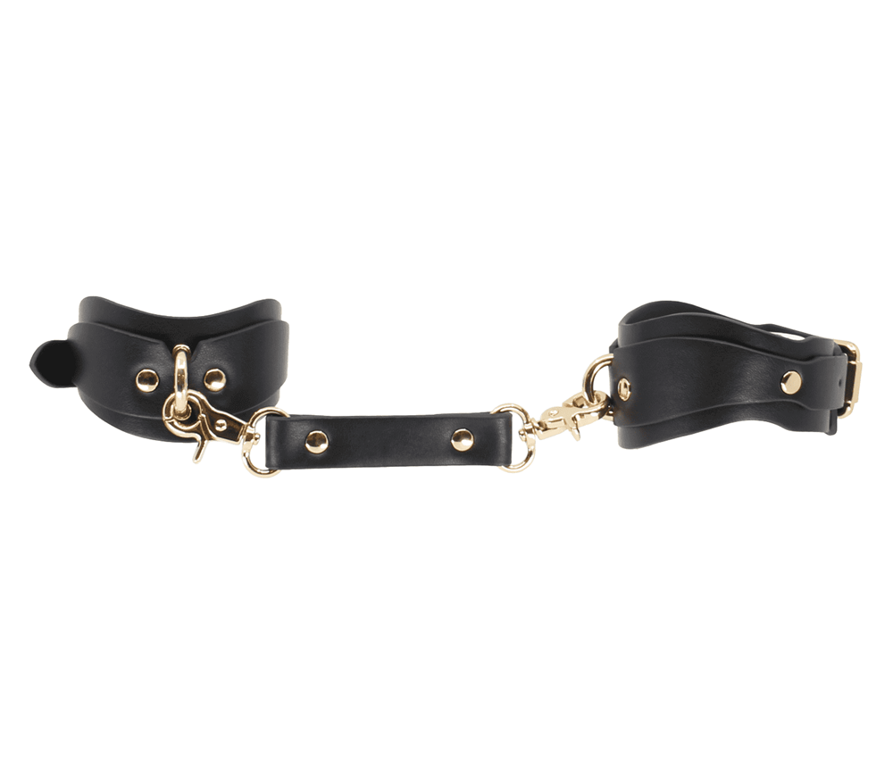 Love In Leather Shaped Bondage Ankle Cuffs Collars and Leads