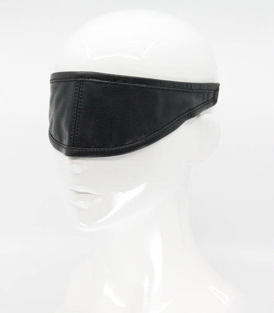 Love In Leather Mouldable Total Block Out Blindfold - Masks And Blindfolds