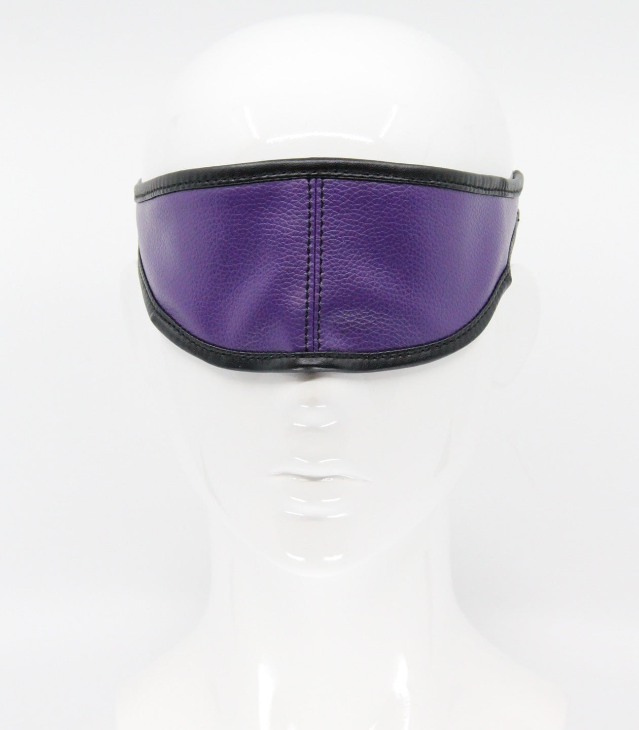 Love In Leather Mouldable Total Block Out Blindfold Purple Masks And Blindfolds