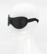 Love In Leather Bright and Silky Satin Blindfold Black Masks And Blindfolds