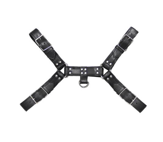 Love In Leather Mens PU Leather Bulldog Brace Default Title Cuffs And Restraints