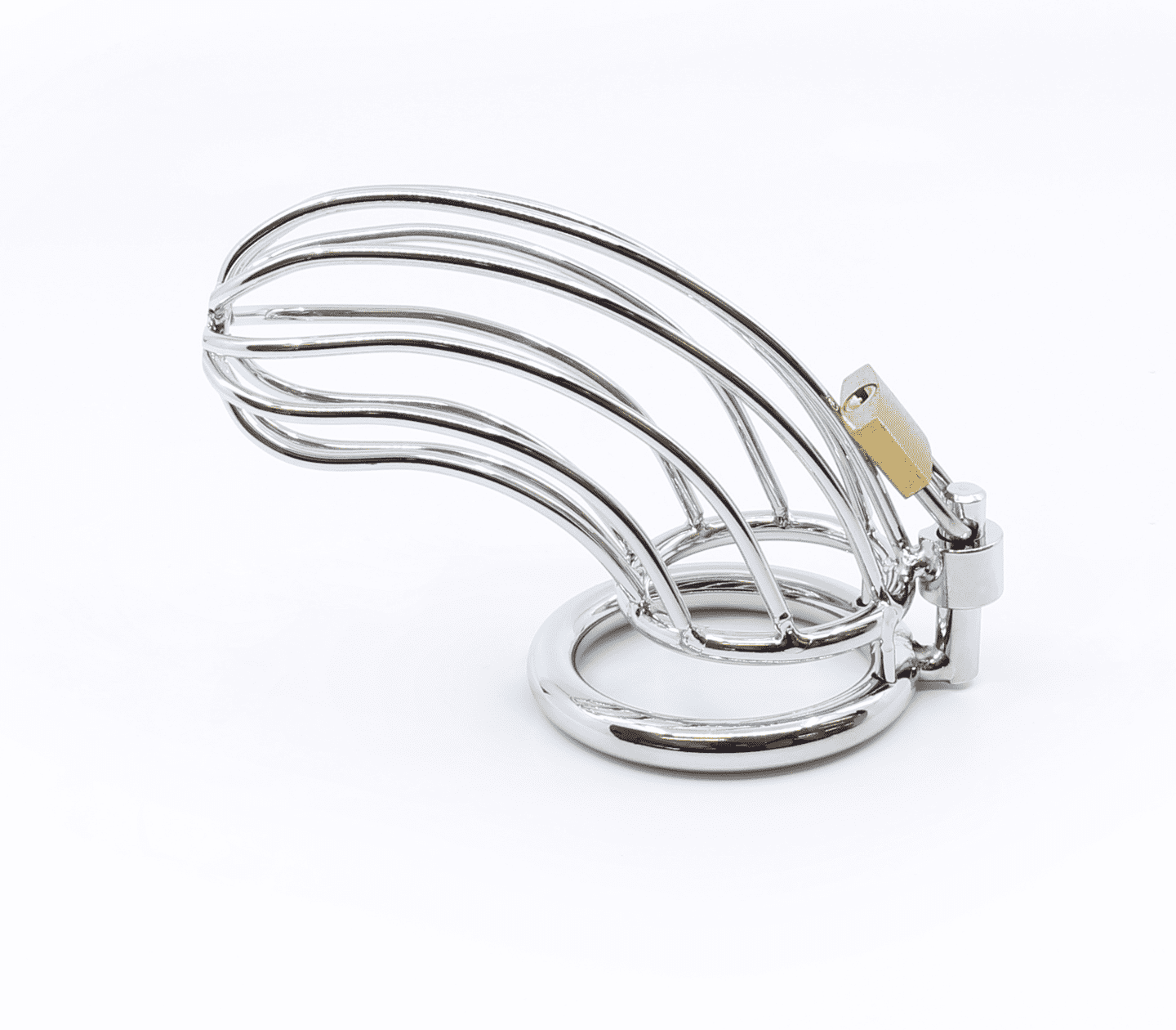 Love In Leather Bird Cage Style Male Chastity Device 40mm Male Chastity
