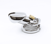 Love In Leather Moulded Shaft Male Chastity Cage 40mm Male Chastity