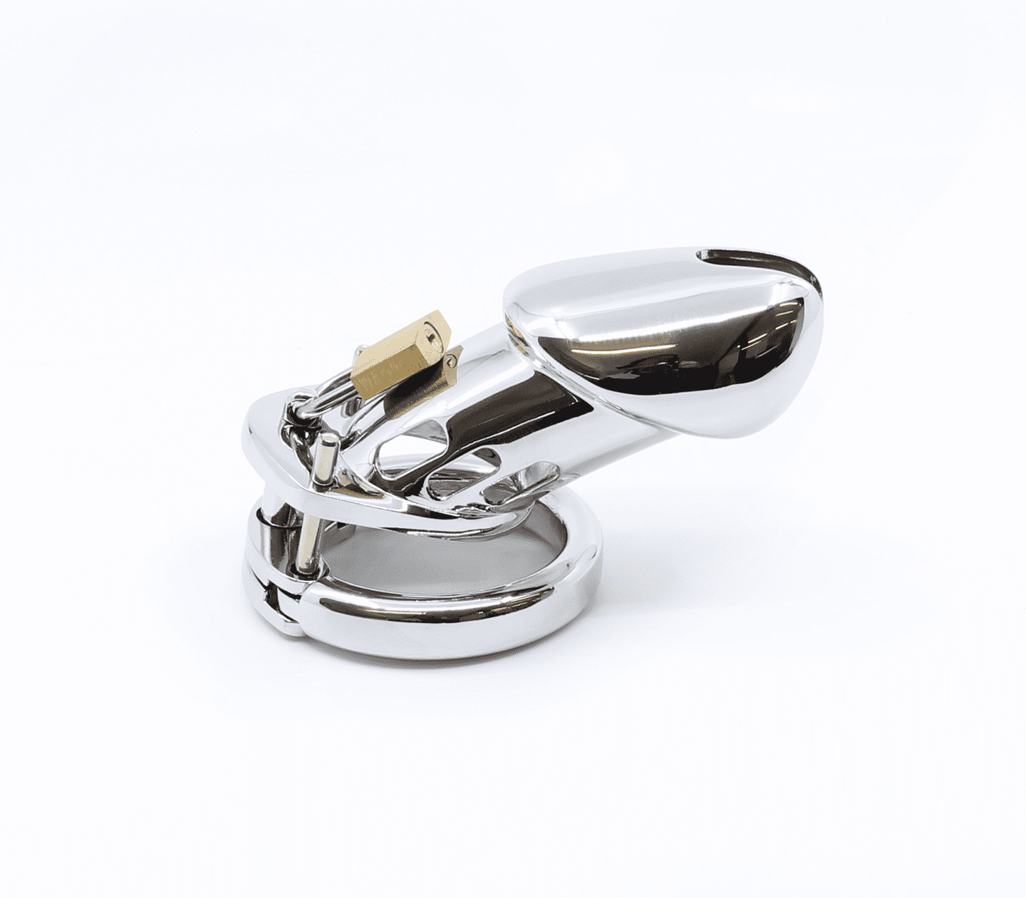 Love In Leather Moulded Shaft Male Chastity Cage Male Chastity