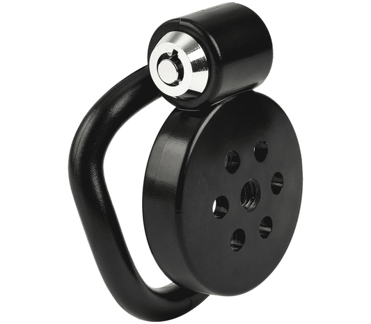 Love In Leather Flat Male Chastity Device Black Default Title Male Chastity