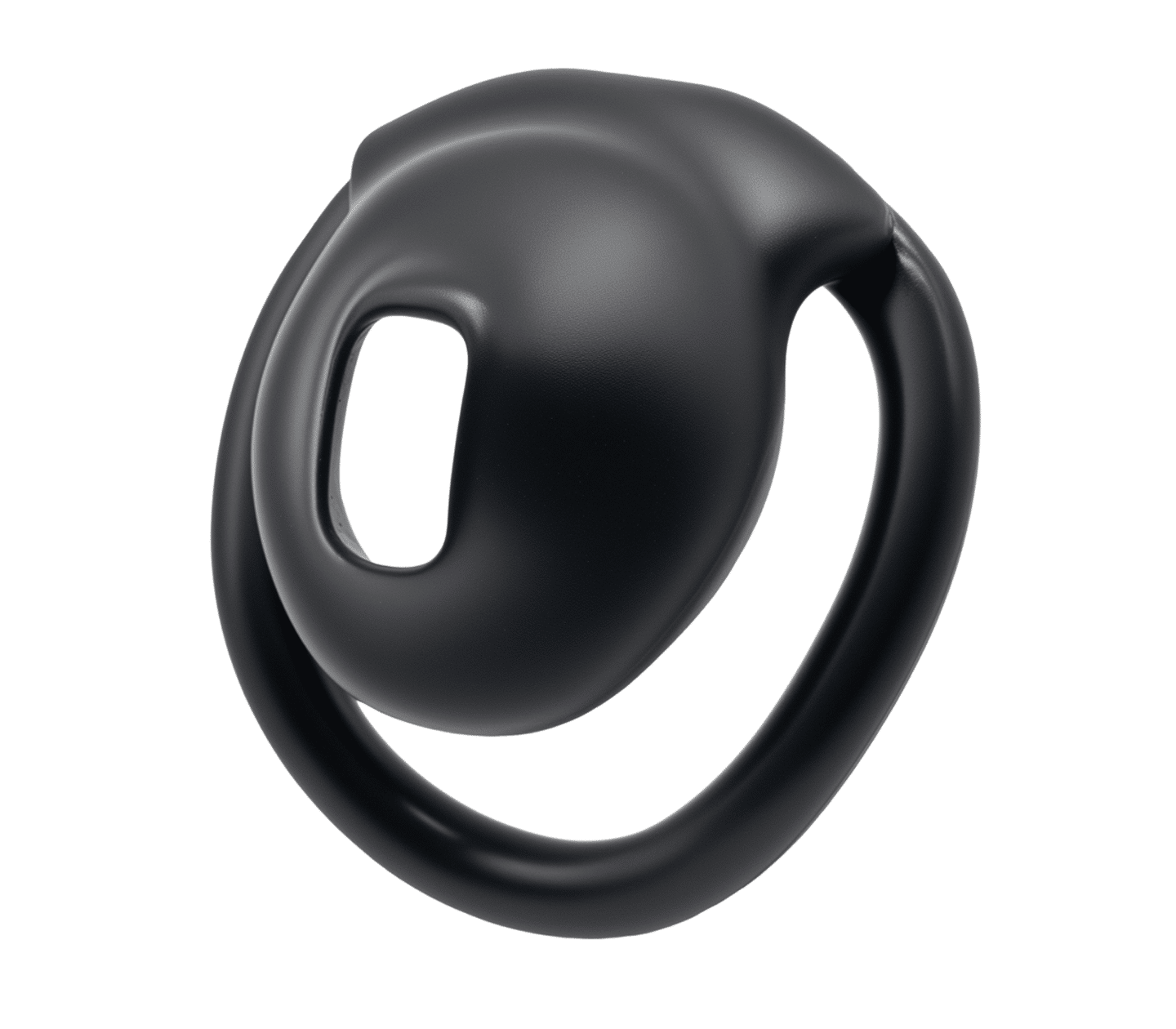 Love In Leather Micro Cock Cage with Urethral Opening Black Male Chastity