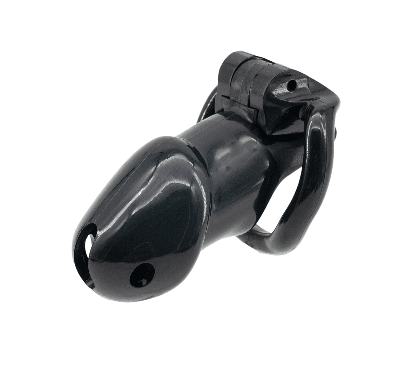 Love In Leather Resin Male Chastity Cage Black Male Chastity