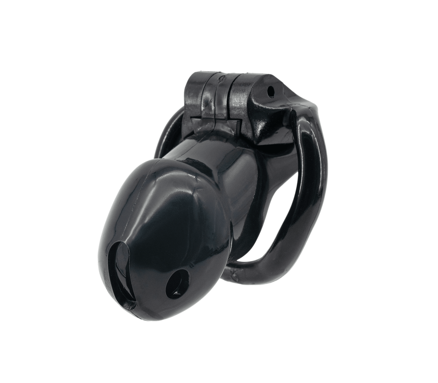 Love In Leather Resin Male Chastity Cage Black Male Chastity