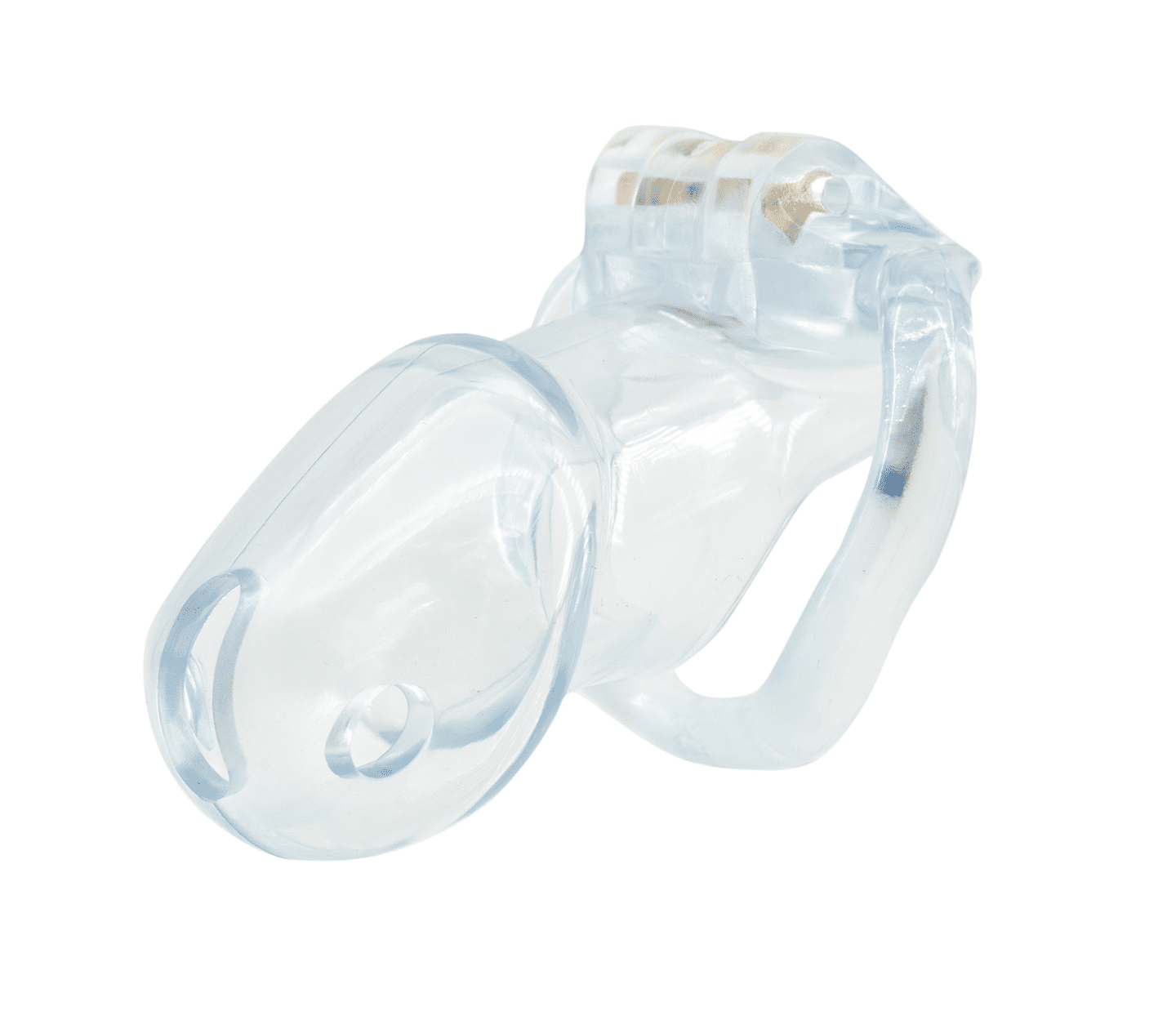 Love In Leather Resin Male Chastity Cock Cage Clear Male Chastity