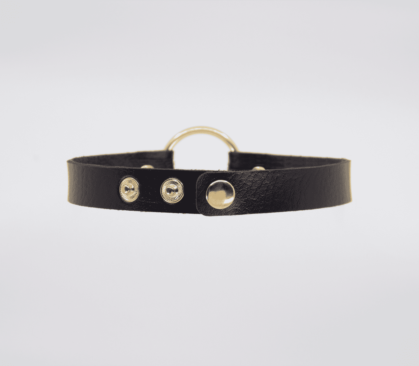 Love In Leather O-Ring Faux Leather BDSM Choker Collars and Leads