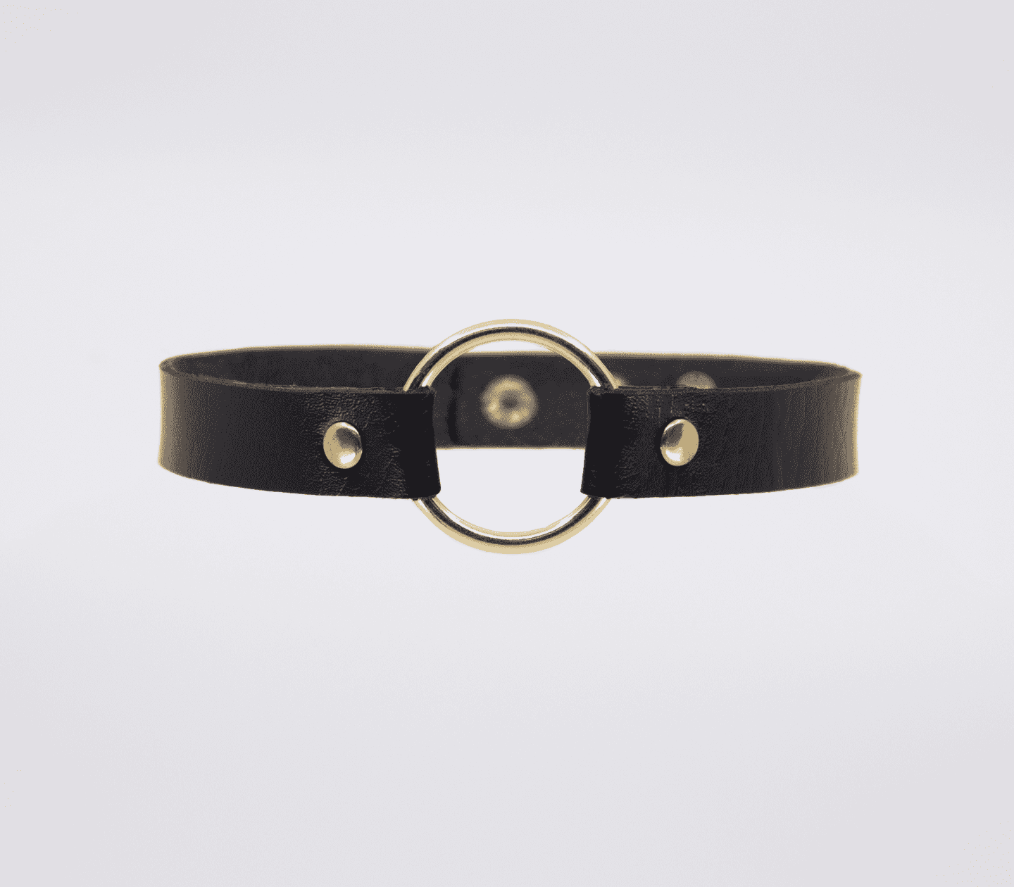 Love In Leather O-Ring Faux Leather BDSM Choker Collars and Leads