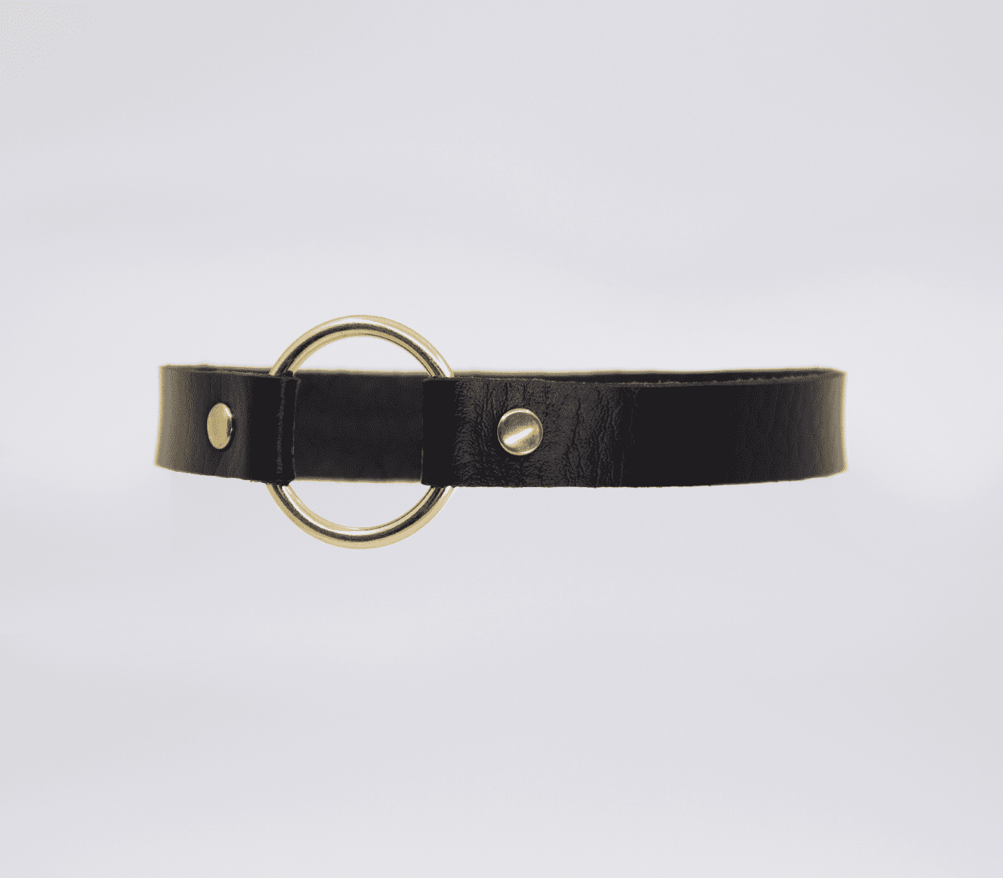 Love In Leather O-Ring Faux Leather BDSM Choker Collars and Leads