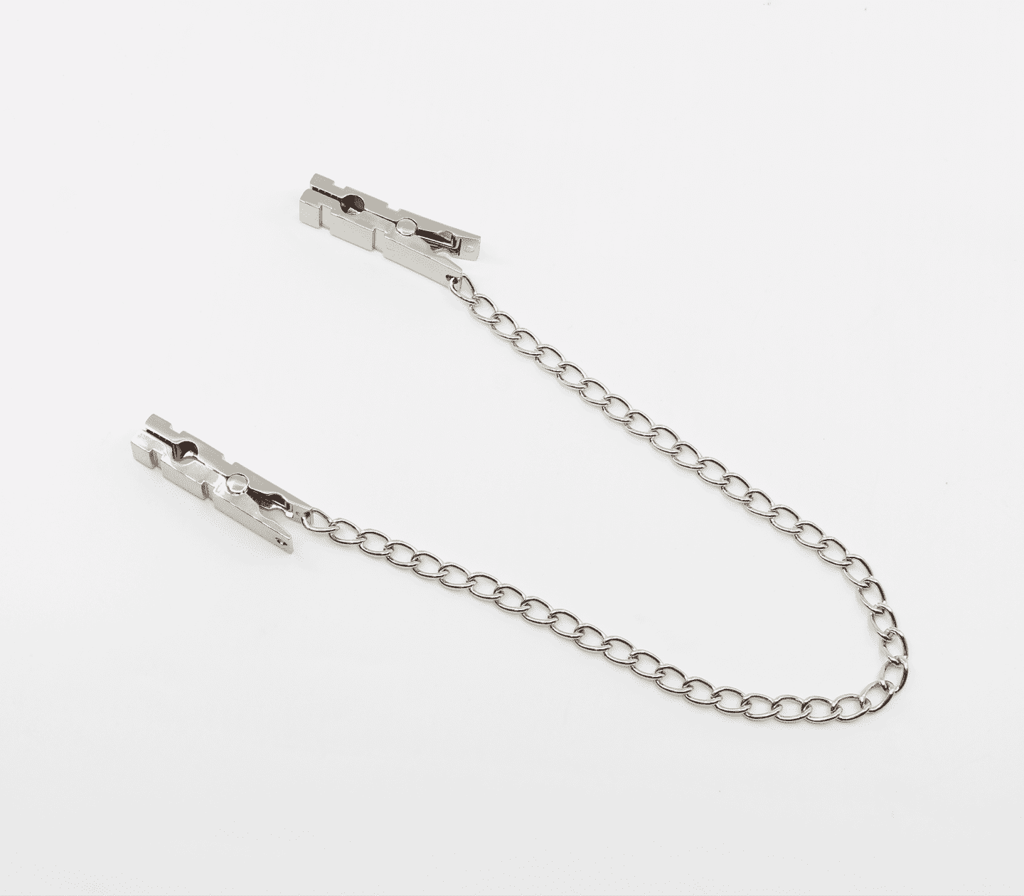 Love In Leather Peg Nipple Clamps With Chain Join Default Title Nipple and Clit Clamps