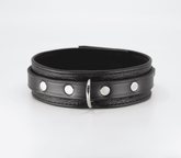 Love In Leather Flat & Grained Italian Leather Collar Default Title Collars and Leads