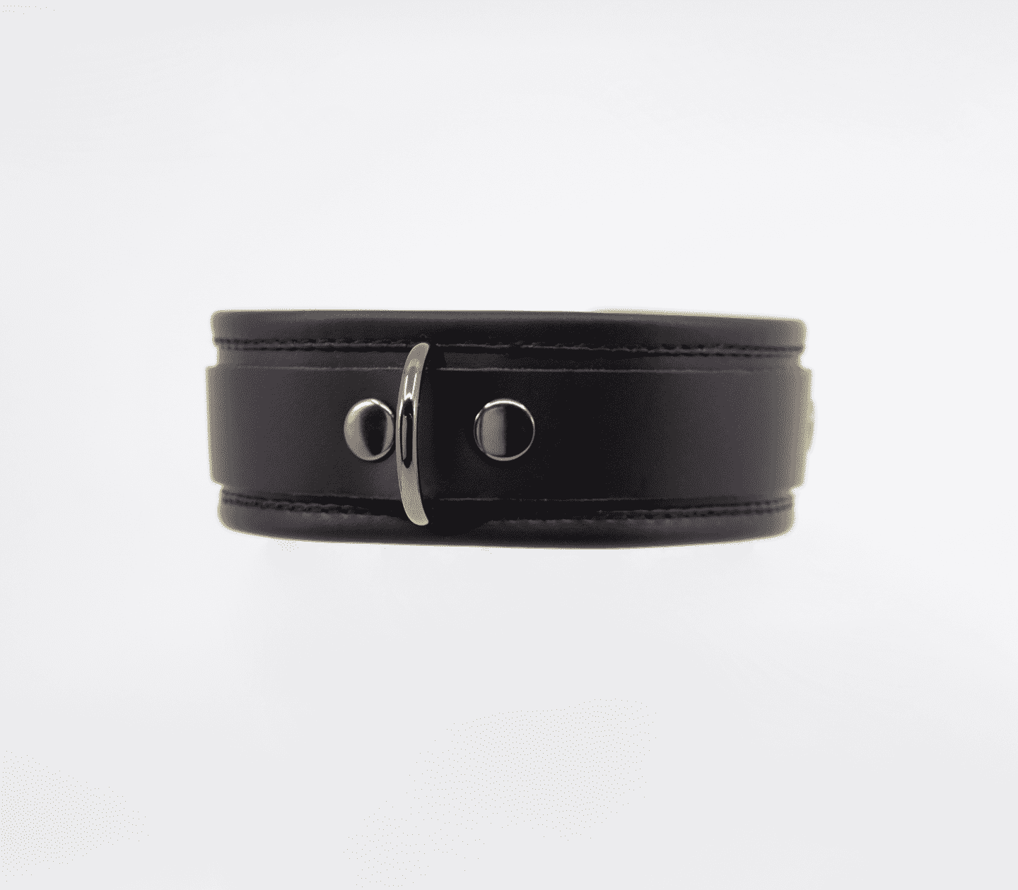 Love In Leather Fetish Collar with Coloured Hardware Collars and Leads