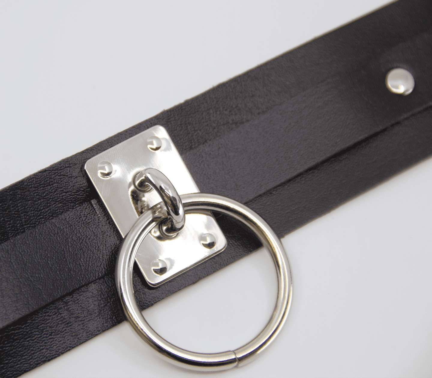 Love In Leather O-Ring Faux Leather BDSM Collar Collars and Leads