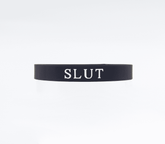 Love In Leather BDSM Play Silicone SLUT Collar Default Title Collars and Leads