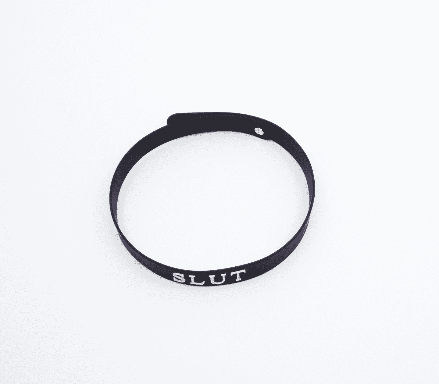 Love In Leather BDSM Play Silicone SLUT Collar Collars and Leads