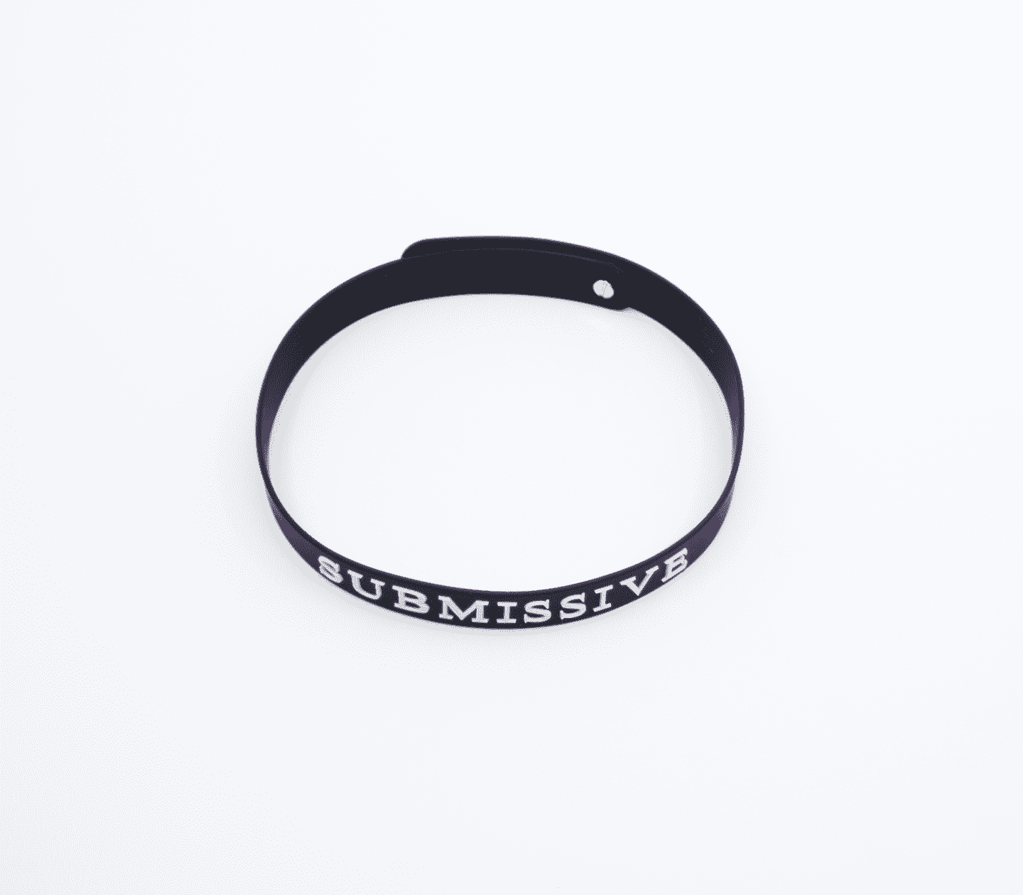 Love In Leather Silicone SUBMISSIVE BDSM Collar Collars and Leads