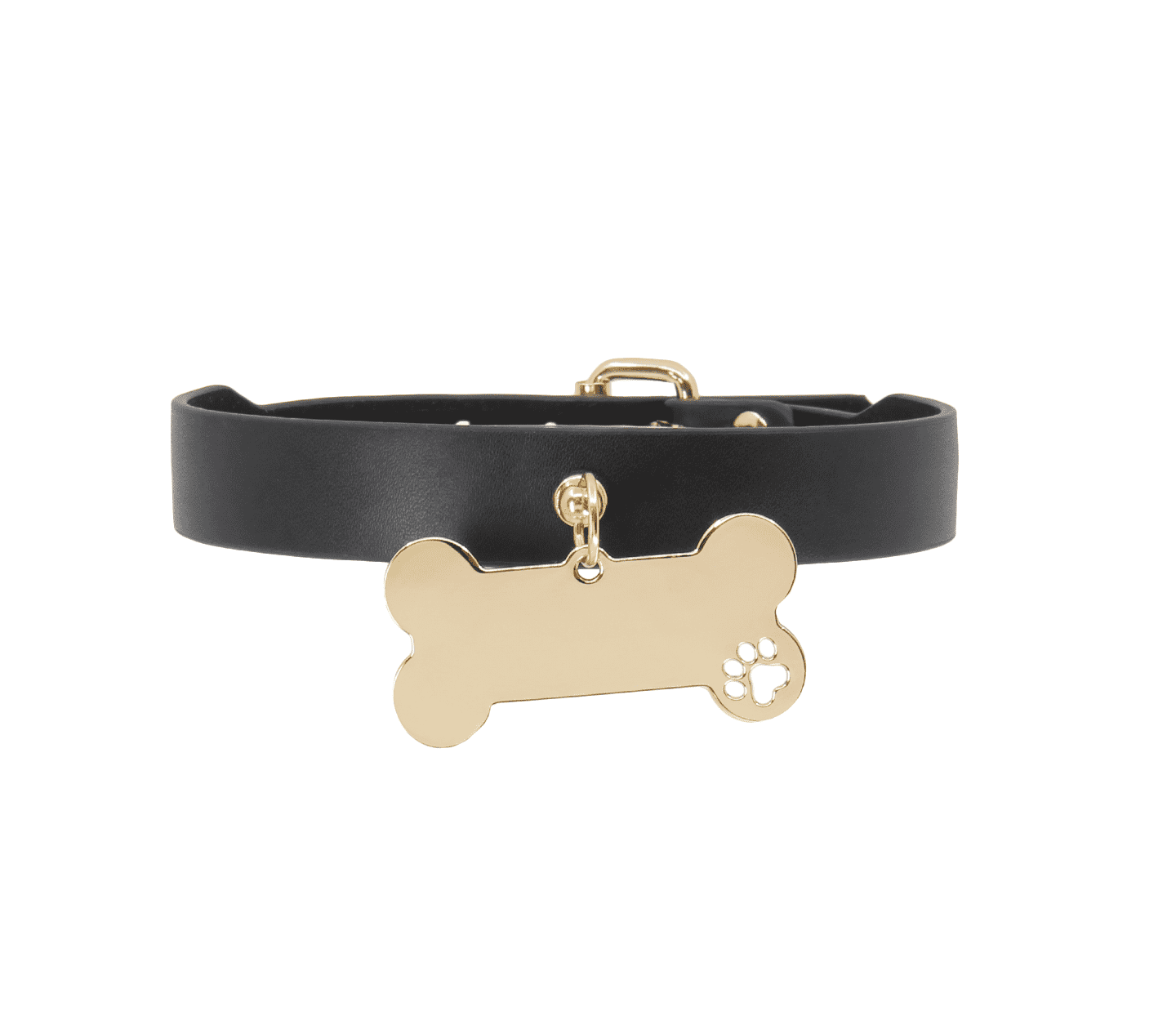 Love In Leather Engravable Bone Bondage Collar Default Title Collars and Leads