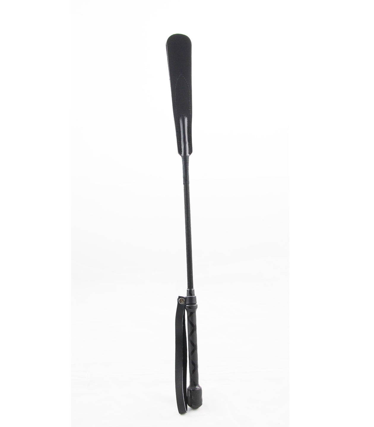 Love In Leather Riding Crop with Leather Slapper Tab Default Title Whips And Crops