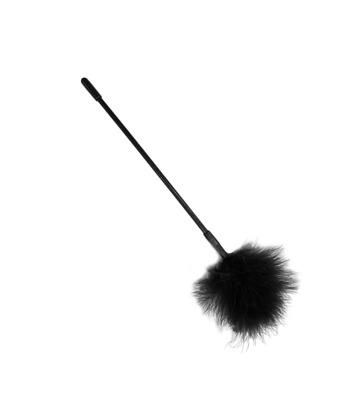 Love In Leather Small Fluffy Feather Tickler Black Ticklers
