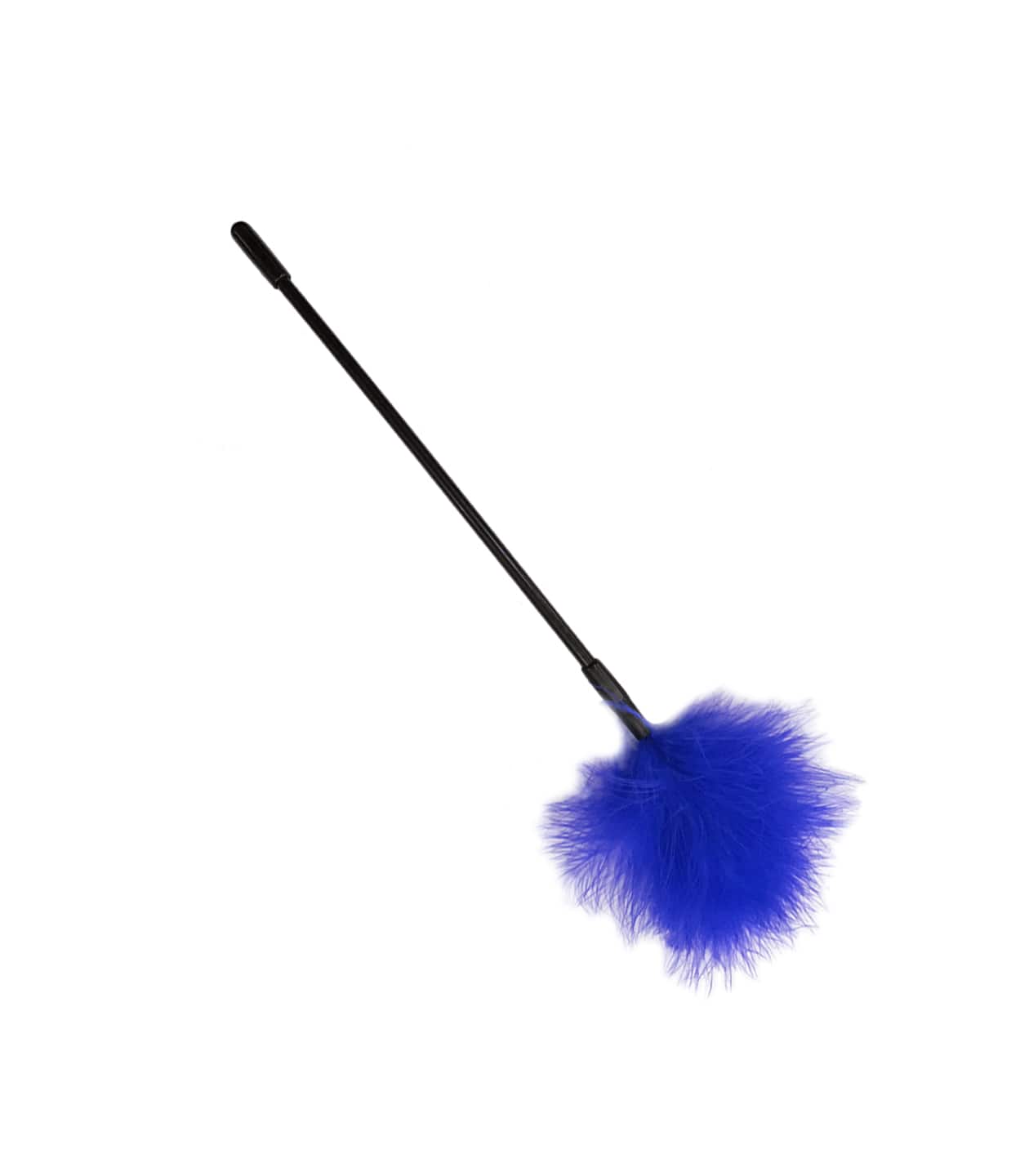 Love In Leather Small Fluffy Feather Tickler Blue Ticklers