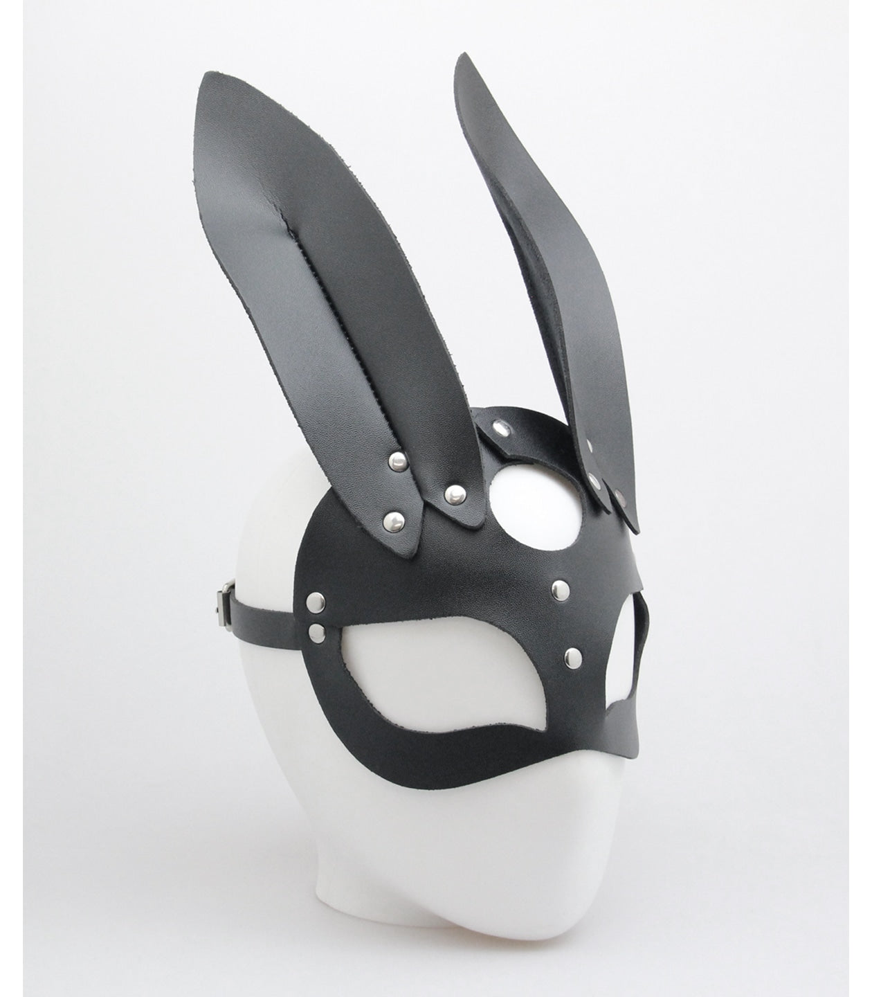 Love In Leather Half Face Leather Rabbit Mask Masks And Blindfolds