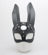 Love In Leather Half Face Leather Rabbit Mask Default Title Masks And Blindfolds