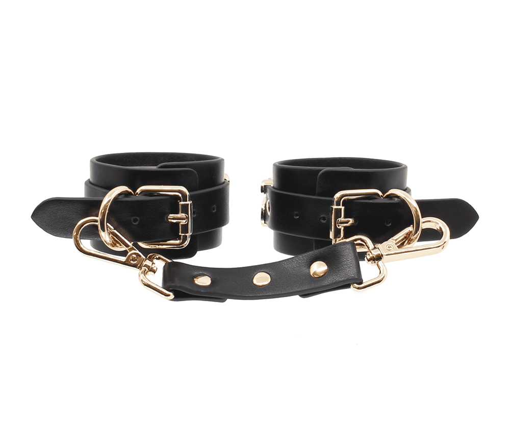 Love In Leather Yes Sir Faux Leather Wrist Cuffs Cuffs And Restraints