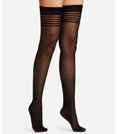 Love In Leather Sheer Thigh Highs With Band Top Default Title Fishnet and Thigh Highs