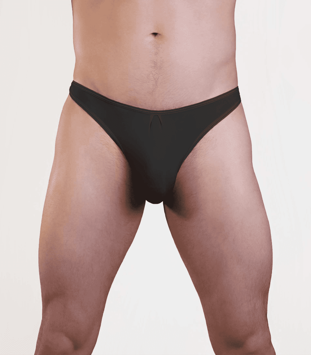 Love In Leather Plain Mens Lycra G-String L/XL Black L XL Jocks and G-Strings