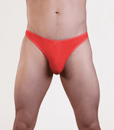 Love In Leather Plain Mens Lycra G-String L/XL Red L XL Jocks and G-Strings