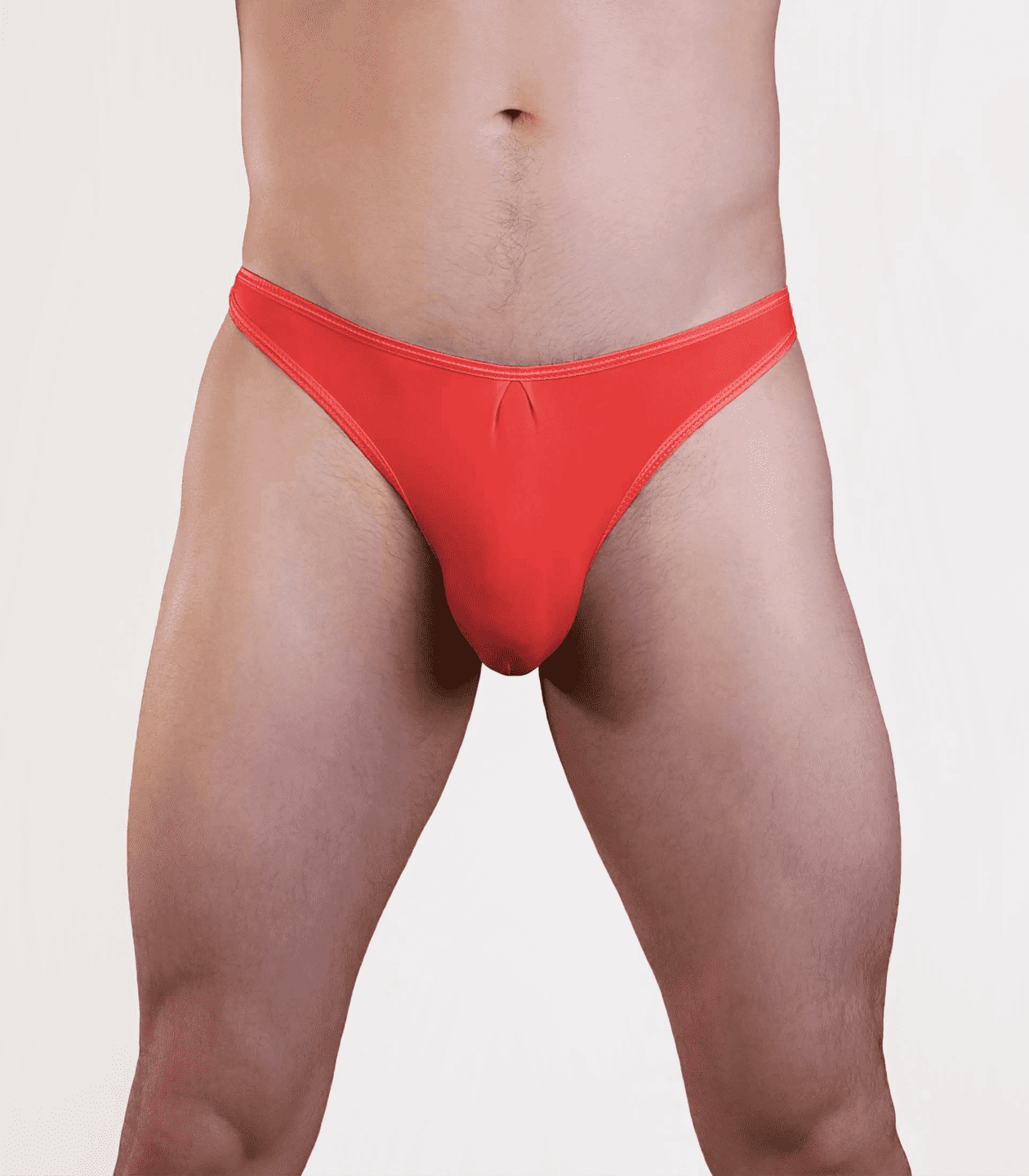 Love In Leather Plain Mens Lycra G-String S/M Red S M Jocks and G-Strings