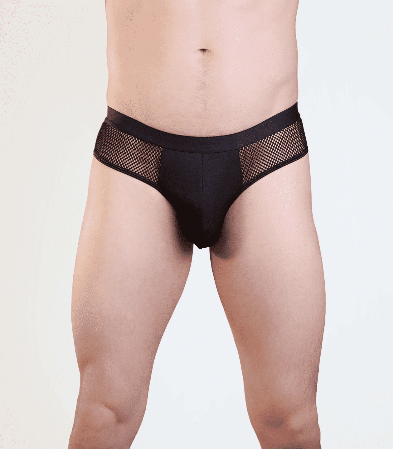 Love In Leather Mens Mesh Bumless Sexy Underwear S M Jocks and G-Strings