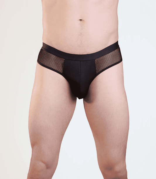 Love In Leather Mens Mesh Bumless Sexy Underwear S M Jocks and G-Strings