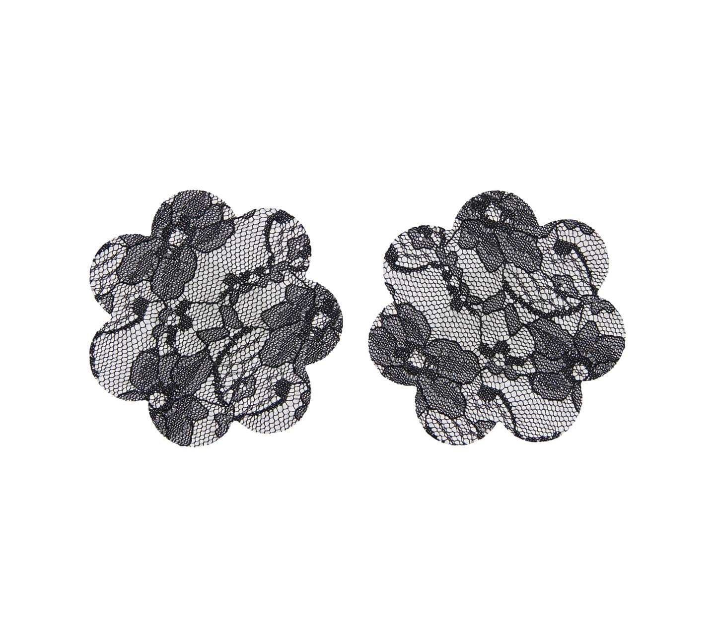 Love In Leather Sheer Lace Womens Nipple Covers Default Title Breast and Nipple Toys