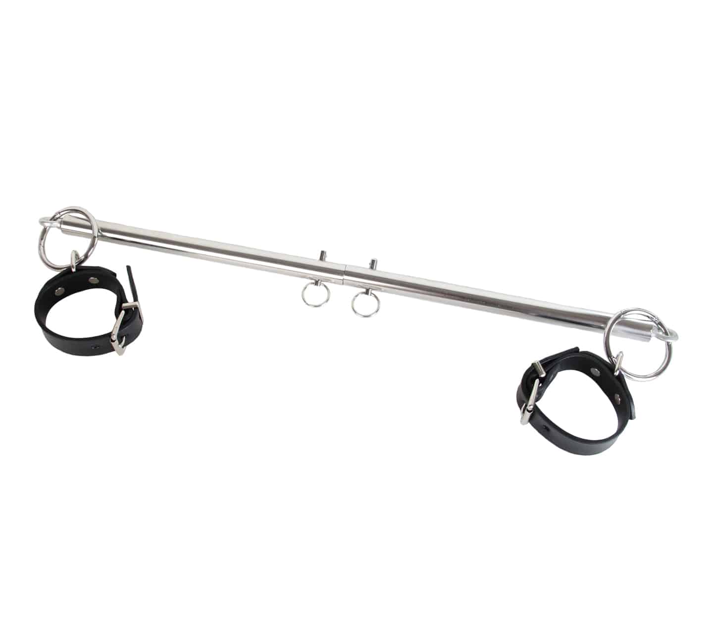 Love In Leather Silver Adjustable Spreader Bar Spreaders and Hangers