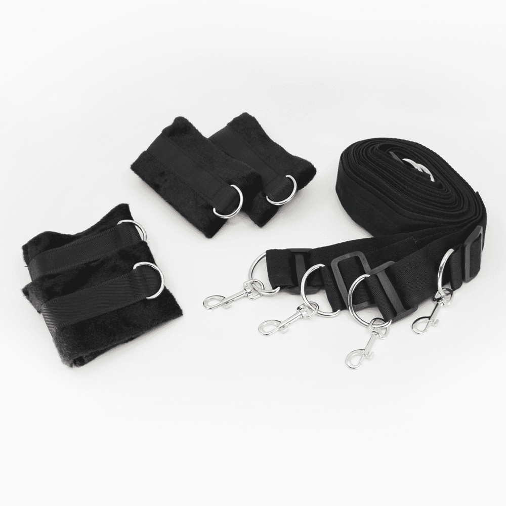 Love In Leather Under Bed Bondage Restraint System Cuffs And Restraints