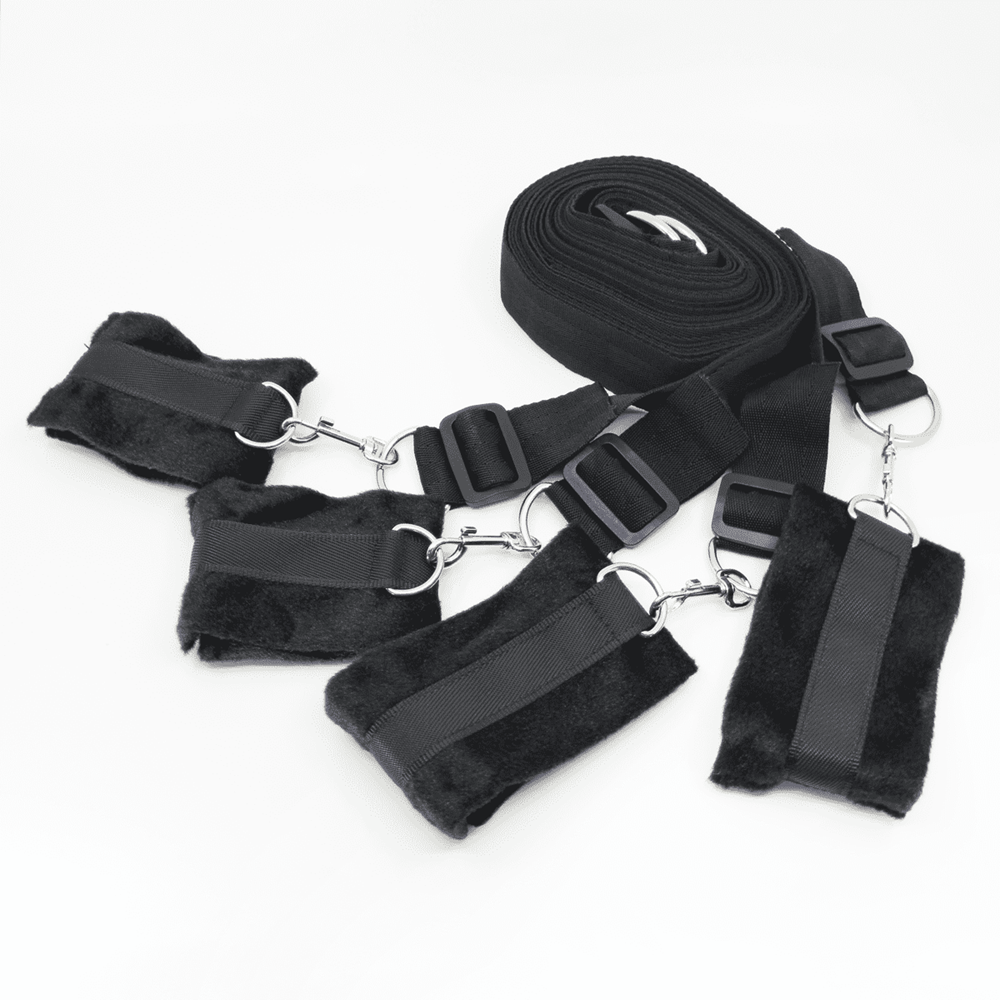 Love In Leather Under Bed Bondage Restraint System Cuffs And Restraints