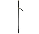 Love In Leather Riding Crop with Coloured Metal Ferrule Brass Whips And Crops